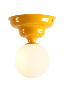 Plafoniera galbena din metal Fala Small Aldex
