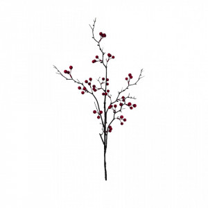 Planta artificiala rosie/maro din plastic 99 cm Berry The Home Collection
