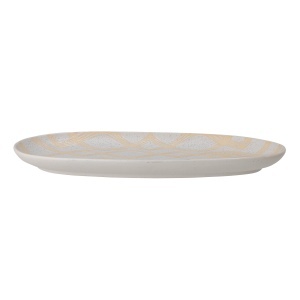 Platou crem din ceramica 18x35 cm Newa Bloomingville