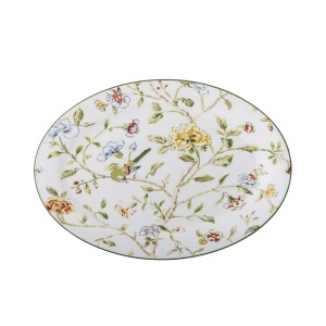 Platou pentru servire multicolor din ceramica 25x35 cm Bloomie Creative Collection
