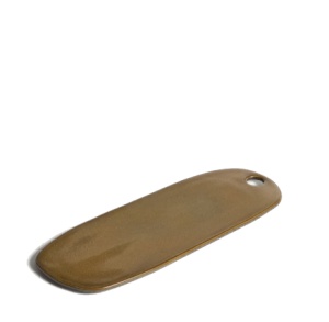Platou pentru servire verde muschi din ceramica 12x29 cm Aderno Kave Home