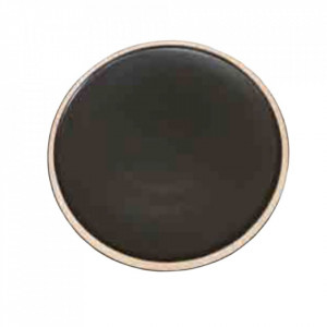 Platou servire negru din ceramica 16 cm Wabi The Home Collection
