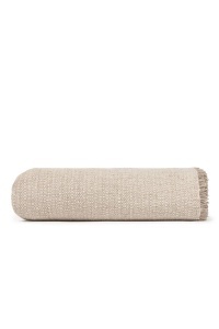 Pled din bumbac crem 130x180 cm Handloom Lorena Canals