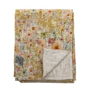 Pled multicolor din bumbac 127x152 cm Manoj Creative Collection