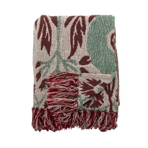 Pled multicolor din fibre 130x160 cm Jangal Bloomingville