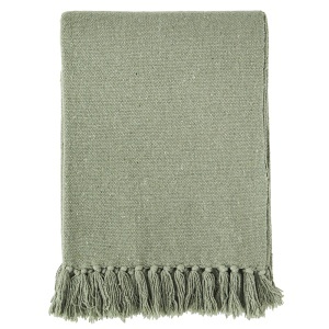 Pled verde din bumbac 125x175 cm Miriam Madam Stoltz