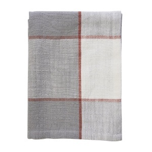 Prosop bucatarie multicolor din bumbac 50x70 cm Checked Grey Madam Stoltz
