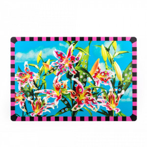 Protectie masa 45x30cm Flowers with holes Toiletpaper Seletti