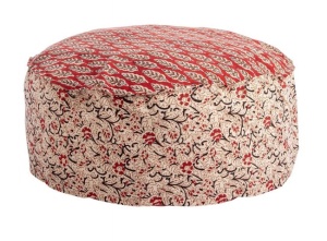 Puf rotund multicolor din bumbac 65 cm Lorient Bizzotto