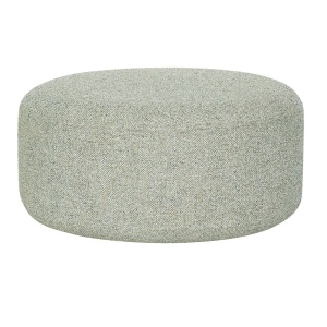 Puf rotund verde deschis din textil 70 cm Marshmellow Hubsch