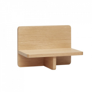 Raft maro din lemn 35 cm Less Hubsch