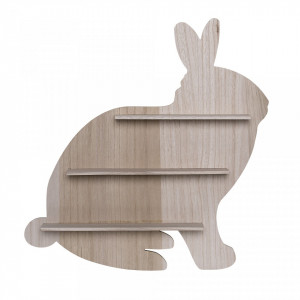 Raft maro din lemn 50 cm Rabbit Bloomingville Mini