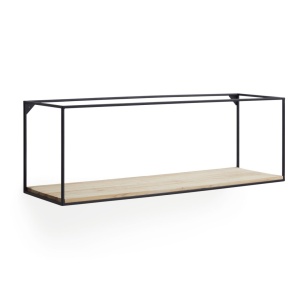 Raft maro din lemn 90 cm Elisha Kave Home