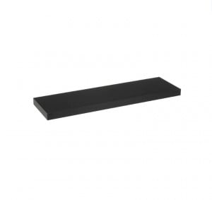 Raft negru din MDF 80 cm Black Medium Shelf The Home Collection