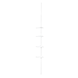 Raft pentru baie alb din metal 26 cm Compact Wenko