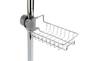 Raft pentru baie argintiu din metal 23 cm Spark Wenko