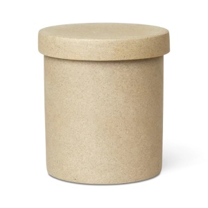 Recipient cu capac din ceramica 9x11 cm Bon Ferm Living
