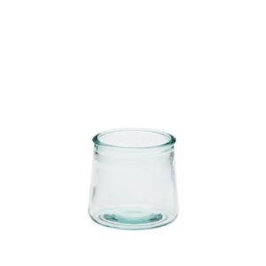 Recipient transparent din sticla 8x9 cm Izai Kave Home