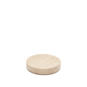 Savoniera bej din piatra 12 cm Macre Kave Home
