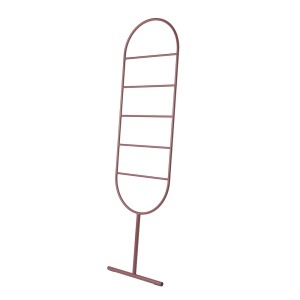 Scara decorativa rosu marsala din metal 166 cm Tess Zuiver