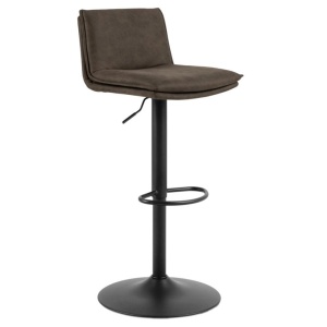 Scaun bar ajustabil din textil gri antracit Flynn Quiet Object