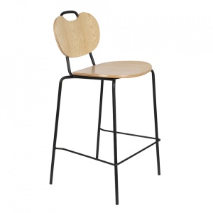 Scaun bar din metal maro Aspen The Home Collection