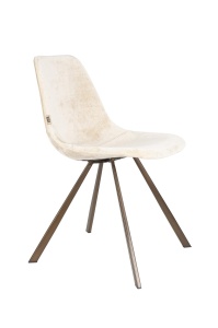 Scaun dining bej din textil Franky Dutchbone