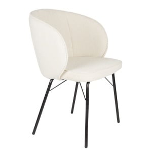 Scaun dining bej din textil Joa Quiet Object