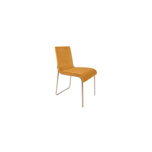Scaun dining din textil ocru Flor Dutchbone
