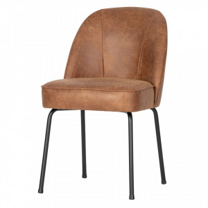 Scaun dining maro din piele Vogue Woood