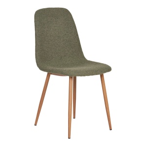 Scaun dining verde inchis din textil Stockholm Boucle House Nordic