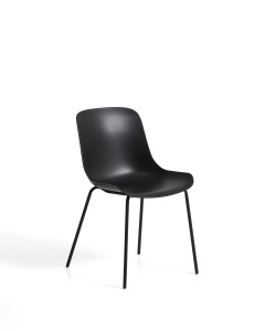 Scaun exterior dining negru din metal Altea Kave Home