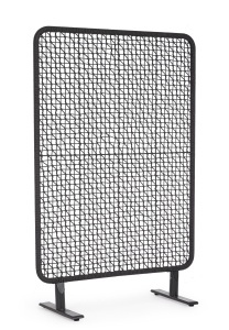 Separator camera negru din metal 120x180 cm Babilo Bizzotto