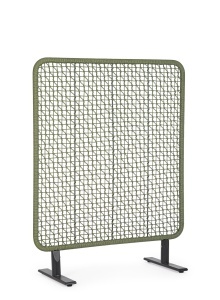 Separator camera verde din metal 120x150 cm Babilo Bizzotto