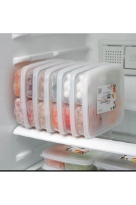 Set 12 recipiente cu capac transparente din plastic 400 ml Bayev The Home Collection