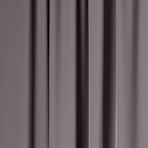 Set 2 draperii gri inchis din fibre sintetice 132x213 cm Twilight Umbra