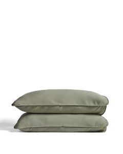 Set 2 fete de perna verzi din bumbac 50x70 cm Sirale Kave Home
