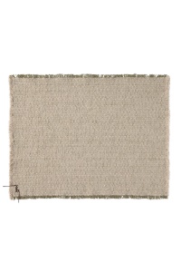 Set 2 protectii de masa din bumbac crem/kaki 38x50 cm Handloom Lorena Canals