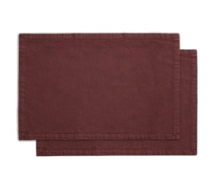 Set 2 servete maro din bumbac 35x50 cm Lerava Kave Home