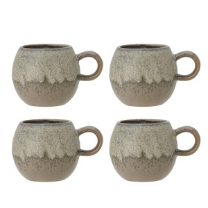 Set 4 cani maro din ceramica 275 ml Paula Art Bloomingville