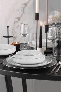 Set de masa 18 piese multicolore din ceramica MOD18Y4B540220 The Home Collection