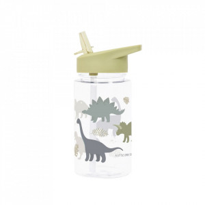 Sticla pentru apa verde din polipropilena 450 ml Dinosaurs A Little Lovely Company