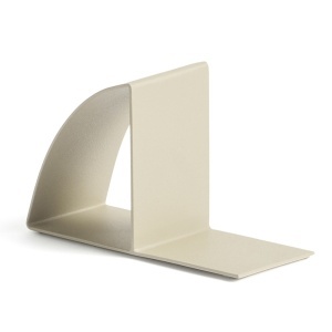 Suport pentru carti bej din metal Mistra Ale Kave Home