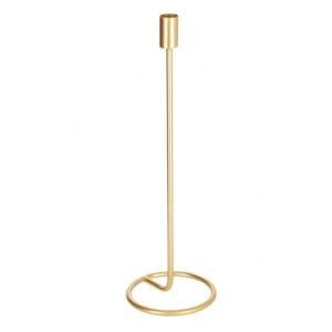 Suport pentru lumanare auriu din metal 40 cm Babirye Kave Home