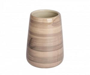 Suport pentru periuta de dinti maro din ceramica 8 cm Pottery Wenko