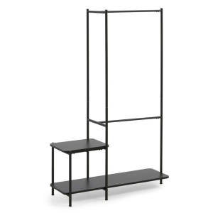 Suport pentru umerase negru din metal Galatia Large Kave Home