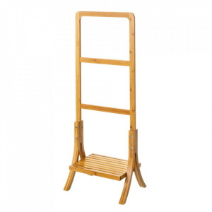 Suport prosoape maro din lemn de bambus 40 cm Maya The Home Collection