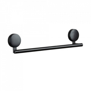 Suport prosoape negru din metal 42 cm Pavia Wenko