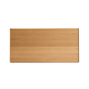 Tablie pat maro cu LED 192 cm Norlen Kave Home