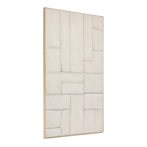Tablou crem din fibre naturale 120x200 cm Klis Kave Home